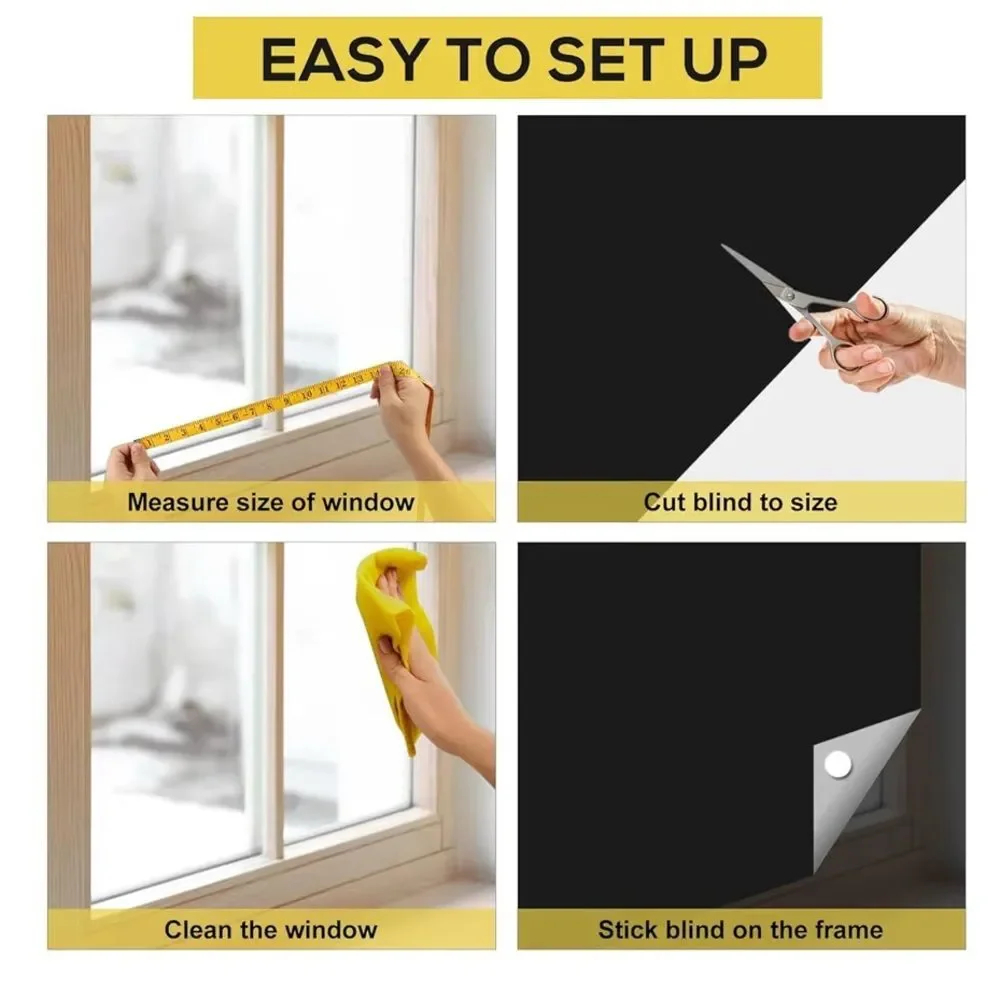 Portable Travel 100% Blackout Shades (118